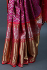 Mangenta Kanjeevaram Sareeuntitled (5 of 10)